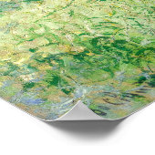 クロード・モネの女性ウィロー・オールド・アートの下に座る ポスター (角)