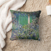 クロード・モネの家|は|を絵を描く記入項目を魅了しました クッション (ブランケット)