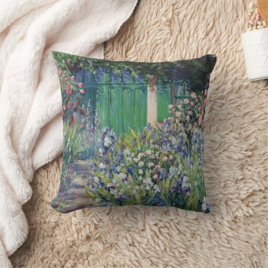 クロード・モネの家|は|を絵を描く記入項目を魅了しました クッション (ブランケット)