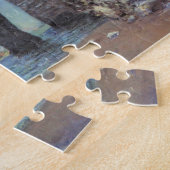 クロード・モネの崖でエレット印象派絵を描 ジグソーパズル (側面)