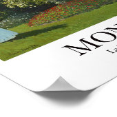 クロード・モネの庭の女性 ポスター (角)