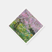 クロード・モネの庭の春 スタンダードカクテルナプキン (角)