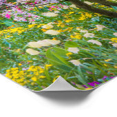 クロード・モネの庭の春 ポスター (角)