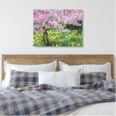 クロード・モネの庭園の春 キャンバスプリント (インサイチュ (寝室))