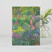 クロード・モネの後のジヴェルニーのアーティストガーデン シーズンカード (スタンド正面)