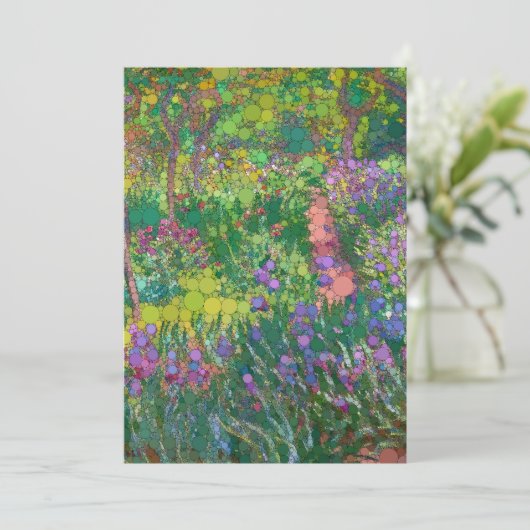 クロード・モネの後のジヴェルニーのアーティストガーデン シーズンカード (スタンド正面)