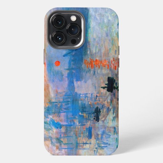 クロード・モネの日の出 iPhoneケース (裏面)