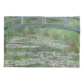 クロード・モネの日本のな歩道橋 枕カバー (裏面)