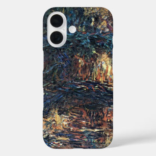 クロード・モネの日本風橋、ヴィンテージ ファイン アート iPhone 16ケース