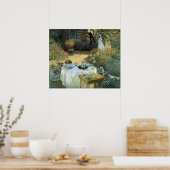 クロード・モネの昼食会、ヴィンテージ印象派 ポスター (キッチン)