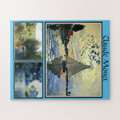 クロード・モネの有名な絵画 ジグソーパズル (横)