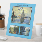 クロード・モネの有名な絵画 台座サイン (インサイチュ)