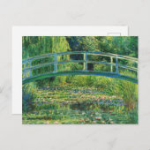 クロード・モネの水百合池 シーズンポストカード (正面/裏面)