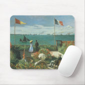 クロード・モネの海辺のテラス マウスパッド (マウス)