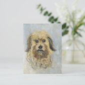 クロード・モネの犬の頭 ポストカード (スタンド正面)