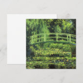 クロード・モネの白い睡蓮、ヴィンテージアート (正面/裏面)