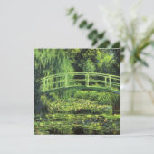 クロード・モネの白い睡蓮、ヴィンテージアート (スタンド正面)