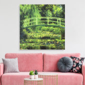 クロード・モネの白い睡蓮、ヴィンテージアート キャンバスプリント (インサイチュ (リビング))