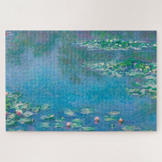 クロード・モネの睡蓮の美術絵画 ジグソーパズル (横)