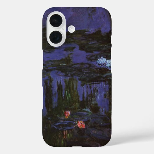 クロード・モネの睡蓮、ヴィンテージ印象派 Case-Mate iPhoneケース (裏面)
