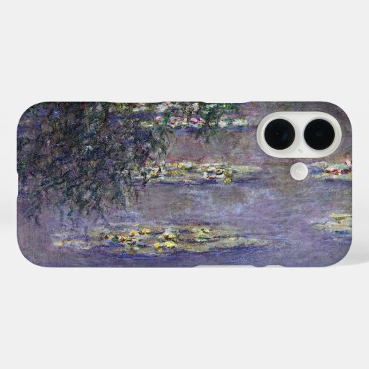 クロード・モネの睡蓮、ヴィンテージ印象派 Case-Mate iPhoneケース (裏面 (横))