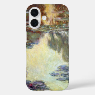クロード・モネの睡蓮、ヴィンテージ ファインアート iPhone 16ケース