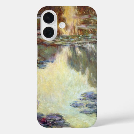 クロード・モネの睡蓮、ヴィンテージ ファインアート Case-Mate iPhoneケース (裏面)