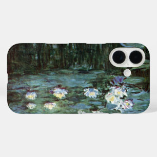 クロード・モネの睡蓮、ヴィンテージ ファインアート iPhone 16ケース
