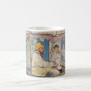 クロード・モネの絵画-エドワールManet コーヒーマグカップ