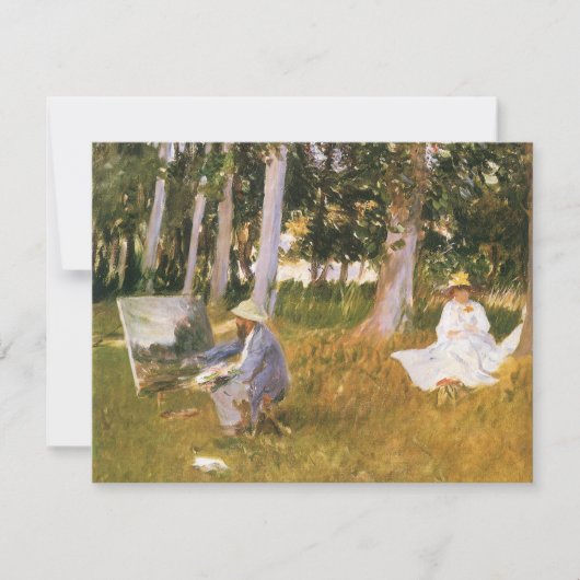 クロード・モネの絵画、サーティンバイサージェントの森の縁 (正面)