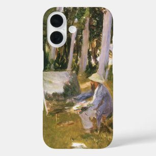 クロード・モネの絵画、サーティンバイサージェントの森の縁 iPhone 16ケース