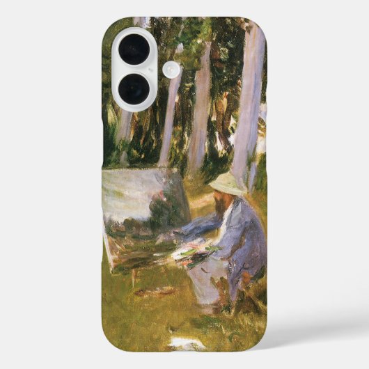 クロード・モネの絵画、サーティンバイサージェントの森の縁 Case-Mate iPhoneケース (裏面)