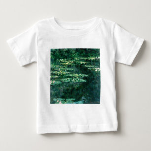 クロード・モネの緑の池の睡蓮 ベビーTシャツ