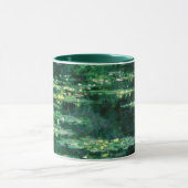 クロード・モネの緑の池の睡蓮 マグカップ (中央)