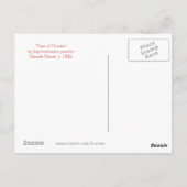 クロード・モネの花瓶の花の美術 ポストカード (裏面)