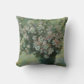 クロード・モネの花瓶の花 クッション (正面)