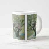クロード・モネの花瓶の花 ジャンボコーヒーマグカップ (正面右)