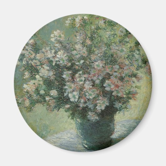 クロード・モネの花瓶の花 マグネット (正面)