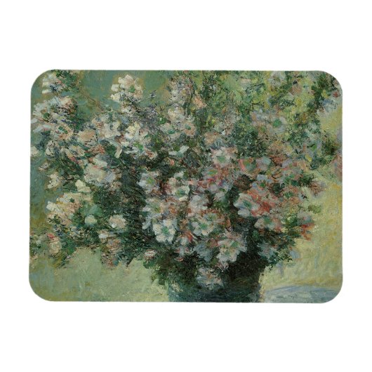 クロード・モネの花瓶の花 マグネット (横)