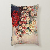 クロード・モネの菊のある静物 アクセントクッション (正面(垂直))
