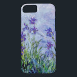 クロード・モネの薄紫のアイリスヴィンテージの花の青 iPhone 8/7ケース<br><div class="desc">この絵画は&quotにタイトルを付けました; 薄紫Irises" フランスのな印象派の芸術家によってクロウドオスカーMonet (1840-1926年) 1914年と1917年の間にされました。 それは私達のファインアートシリーズ第131です。 このシリーズのためのソースイメージはlazyrivergreetingsかヴィンテージの芸術によって作成される元の芸術および写真撮影です。</div>