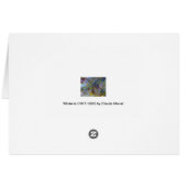 クロード・モネの藤(右半分) (裏面横)