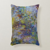 クロード・モネの藤(右半分) アクセントクッション (正面(垂直))