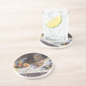 クロード・モネの静物画「リンゴとブドウ」 コースター (側面)