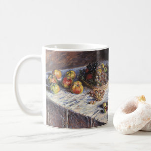 クロード・モネの静物画「リンゴとブドウ」 コーヒーマグカップ