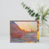 クロード・モネの麦畑 ポストカード (スタンド正面)