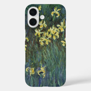 クロード・モネの黄色いアイリス, ヴィンテージ ファインアート iPhone 16ケース