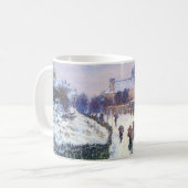 クロード・モネの「アルジャントゥイユのサン・ドニ通り」 コーヒーマグカップ (正面左)