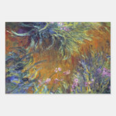 クロード・モネの『イリスを通る道』 ラッピングペーパーシート (正面2)