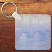 クロード・モネの「ウォータールー橋、霧の効果」 キーホルダー (正面)